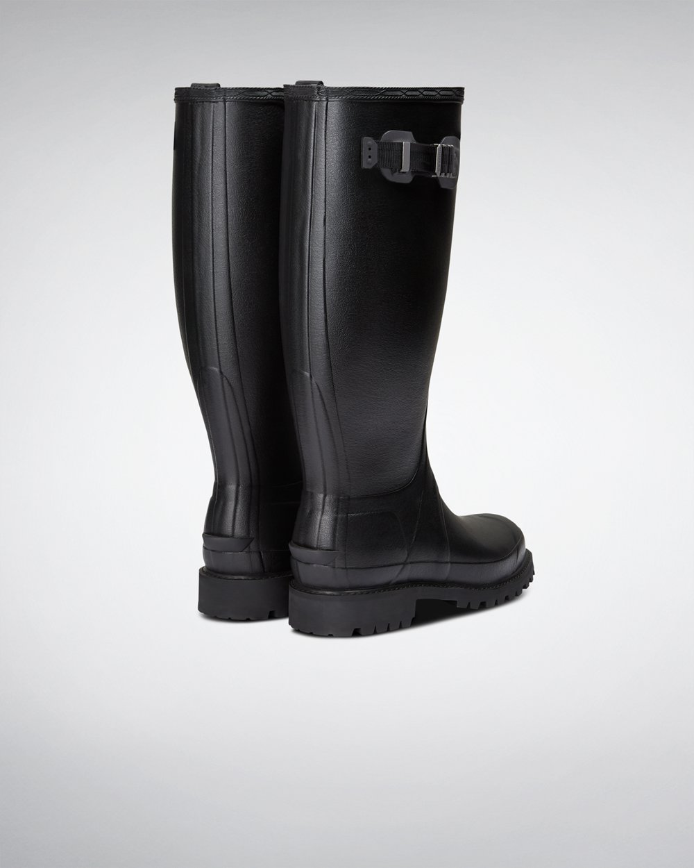 Botas de Lluvia Anchas Hunter Hombre - Balmoral - Negros - IHNVCGM-37